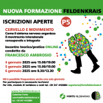 CERVELLO E MOVIMENTO | ONLINE | 4/6 GENNAIO 2025